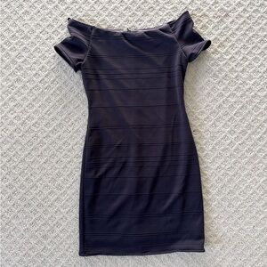 BD Junior Off the Shoulder Black Dress